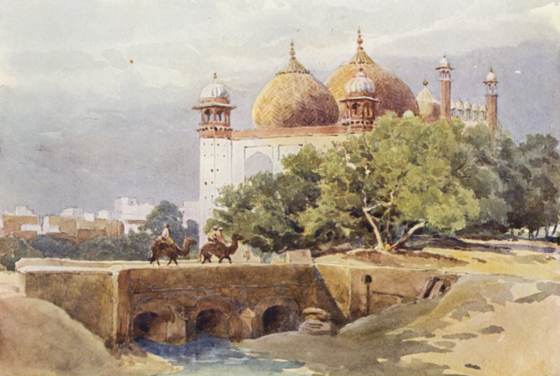 De Jumma Musjid, Agra door Alexander Henry Hallam Murray