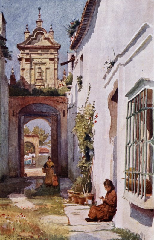 In Sevilla door Alexander Wallace Rimington