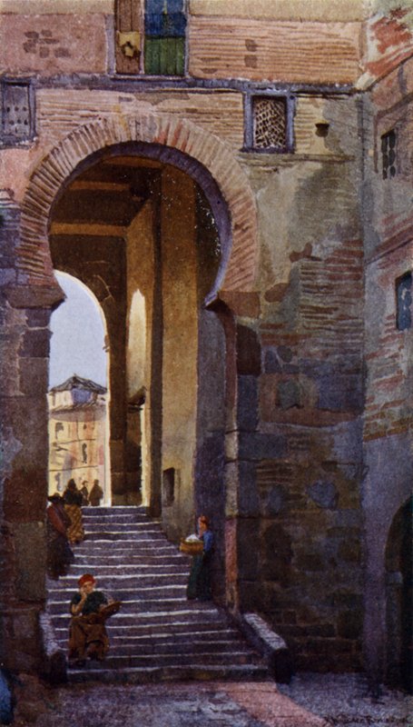 Puerta Del Zocodover, Toledo door Alexander Wallace Rimington