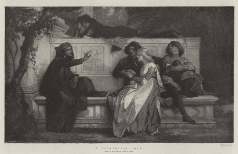 Een Florentijnse Dichter door Alexandre Cabanel
