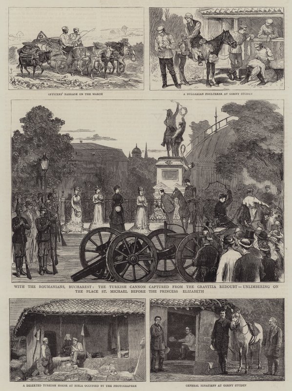 Met de Russen en Turken door Alfred Chantrey Corbould