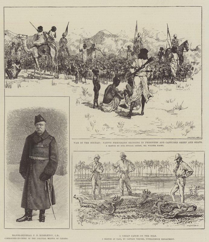 De Oorlog in de Soedan door Alfred Courbould