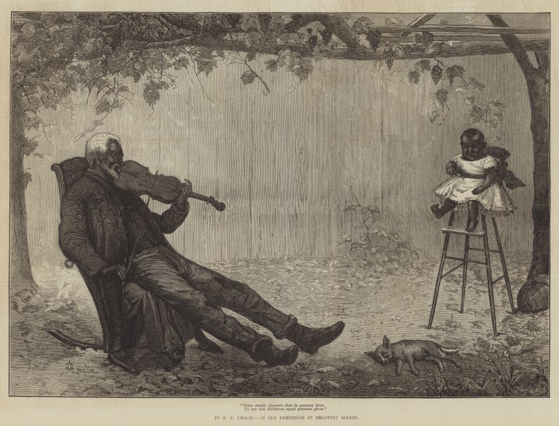 Een eenvoudig genoegen dat in herinnering leeft door Alfred Edward Emslie