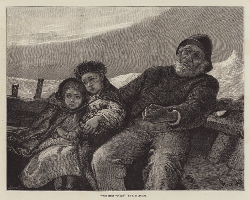 De eerste reis door Alfred Edward Emslie