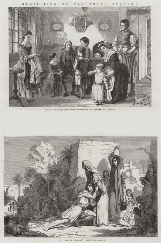 Tentoonstelling van de Koninklijke Academie door Alfred Rankley