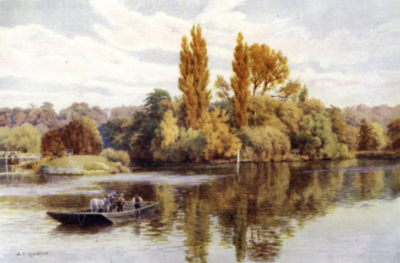 Cookham Ferry door Alfred Robert Quinton