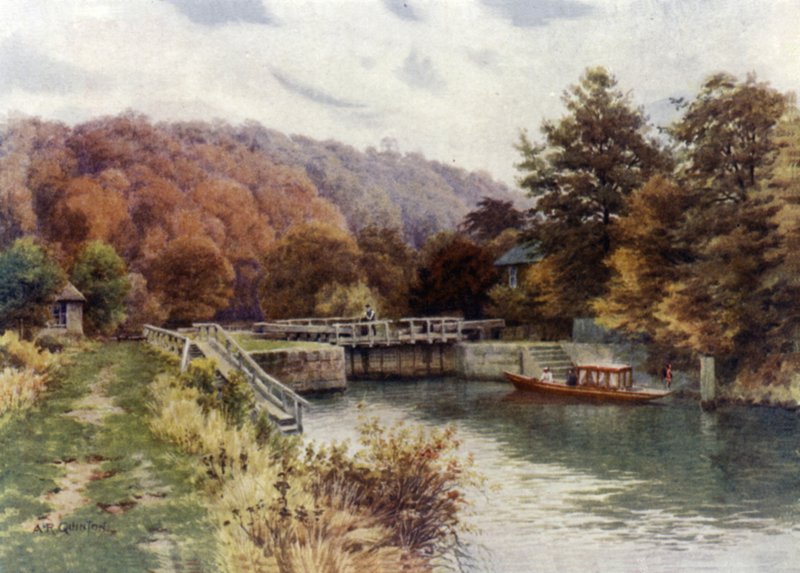 Cookham Lock door Alfred Robert Quinton
