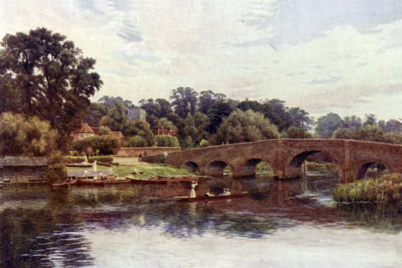 Sonning Bridge door Alfred Robert Quinton