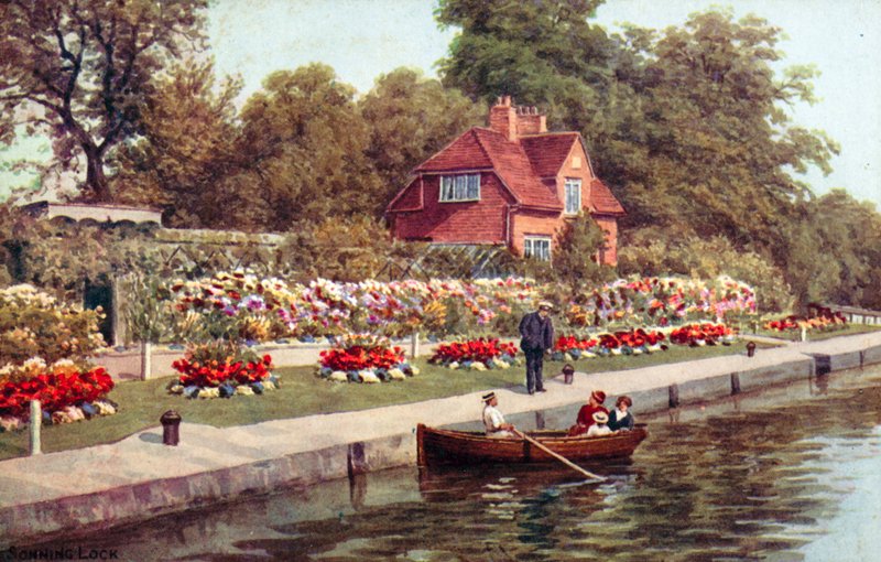 Sonning Lock door Alfred Robert Quinton