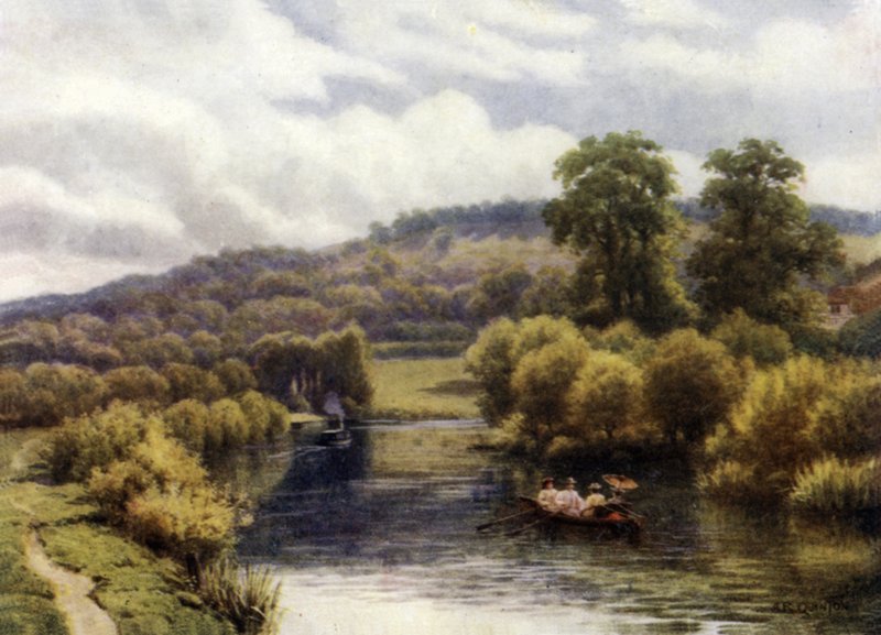 Streatley Reach door Alfred Robert Quinton