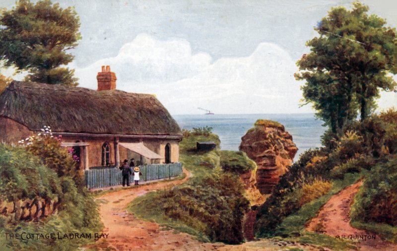 Het Huisje, Ladram Bay door Alfred Robert Quinton