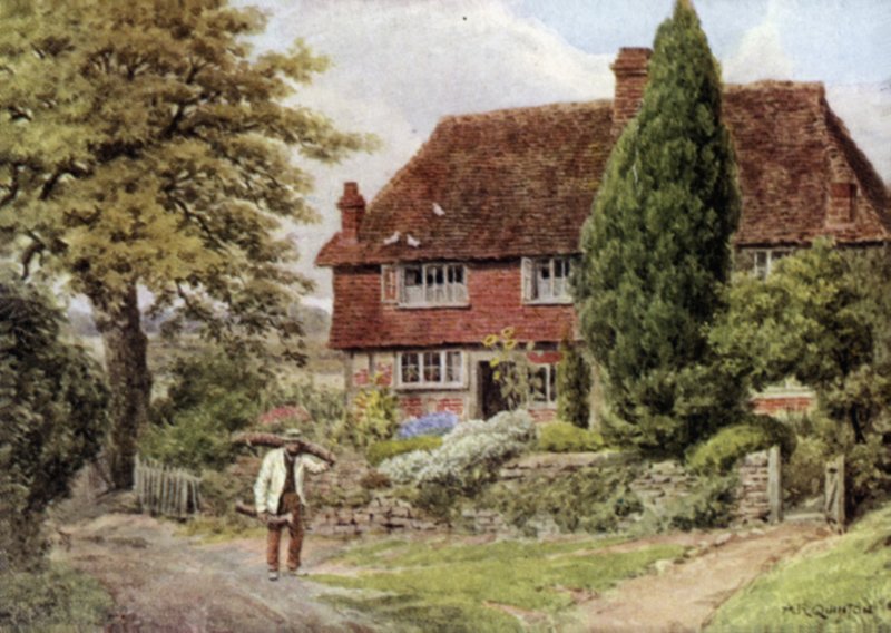 Tillington, nabij Petworth, Sussex door Alfred Robert Quinton