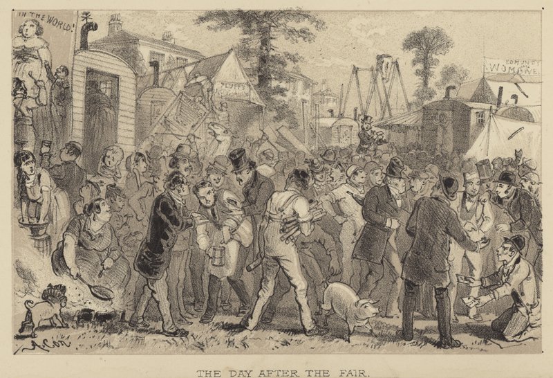 De dag na de kermis door Alfred Concanen