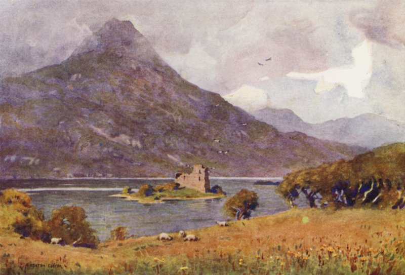 Ballynahinch Kasteel, Connemara door Alfred Heaton Cooper