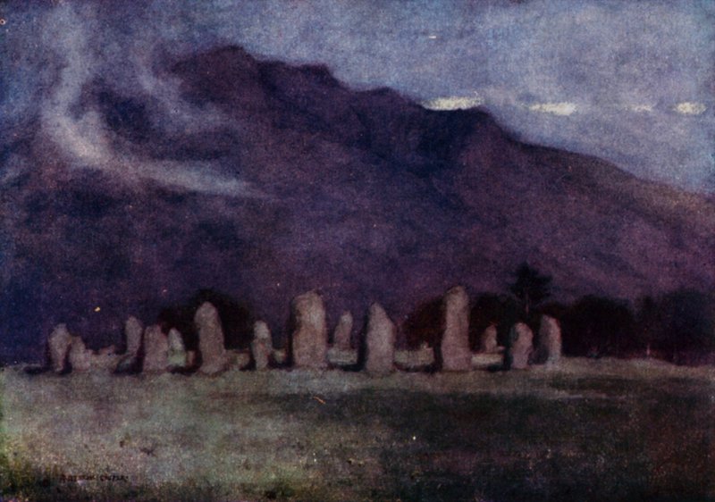 Castlerigg Steencirkel, Cumbria door Alfred Heaton Cooper