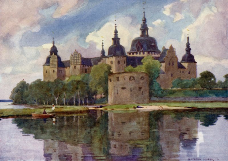Kasteel Kalmar door Alfred Heaton Cooper