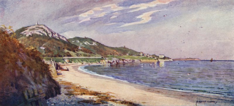 Killiney Hill en Bay door Alfred Heaton Cooper