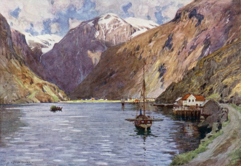 Laerdalsoren door Alfred Heaton Cooper