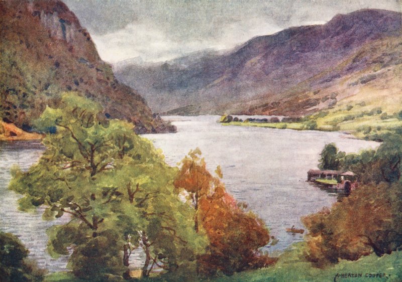 Lake District: Haweswater door Alfred Heaton Cooper