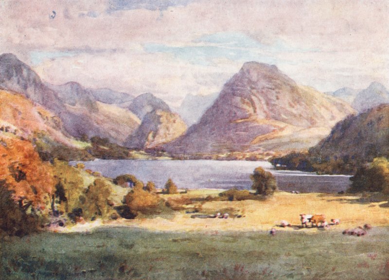 Lake District: Loweswater door Alfred Heaton Cooper