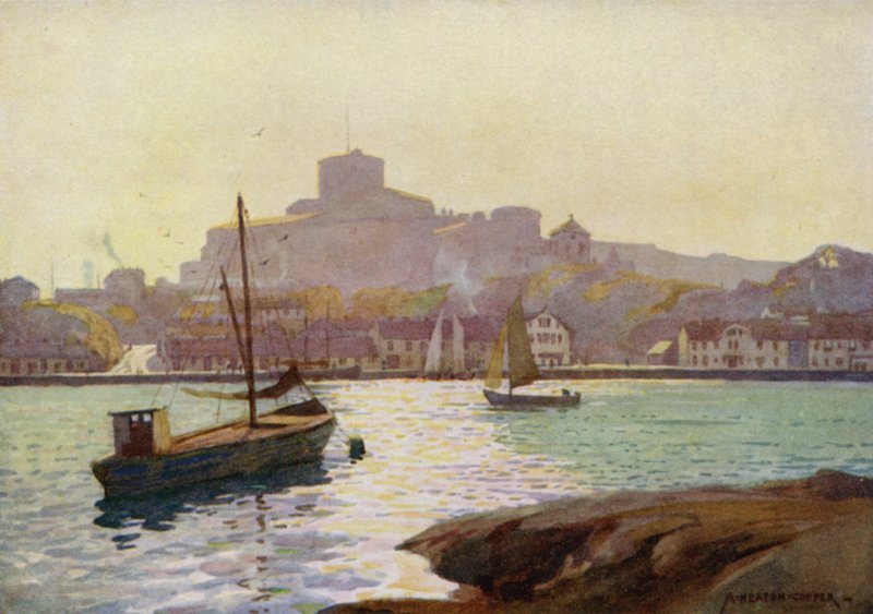 Marstrand door Alfred Heaton Cooper