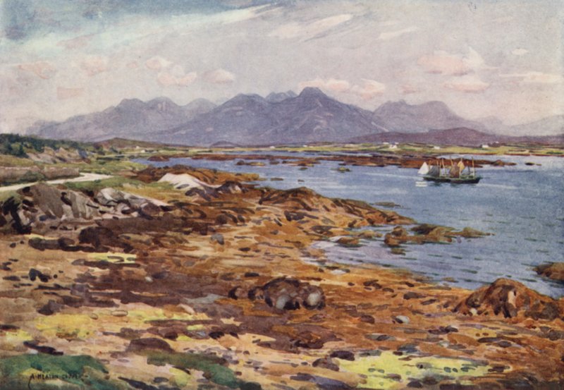 De Twaalf Pins, Connemara door Alfred Heaton Cooper