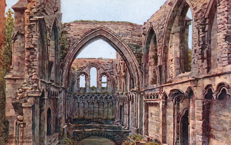 Abdijruïnes, Glastonbury door Alfred Robert Quinton