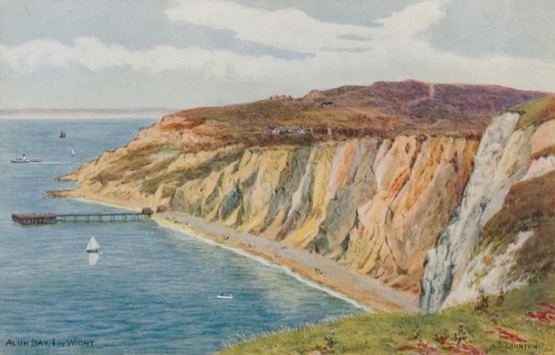 Alum Bay, Isle of Wight door Alfred Robert Quinton