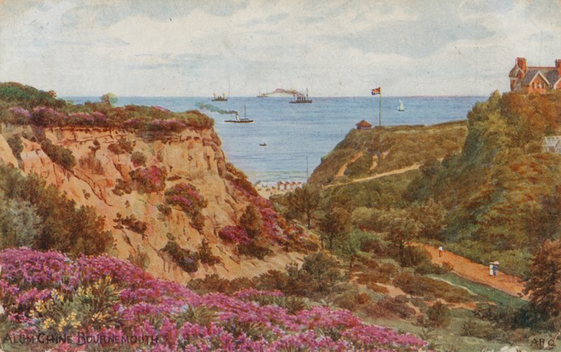 Alum Chine, Bournemouth door Alfred Robert Quinton