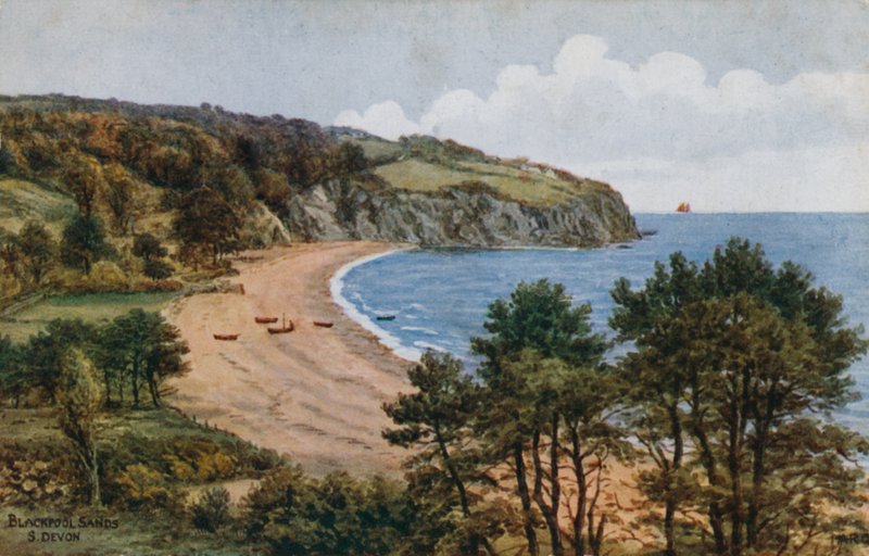 Blackpool Sands, Zuid-Devon door Alfred Robert Quinton