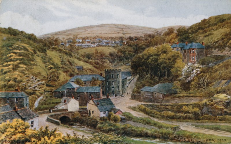 Boscastle Village door Alfred Robert Quinton