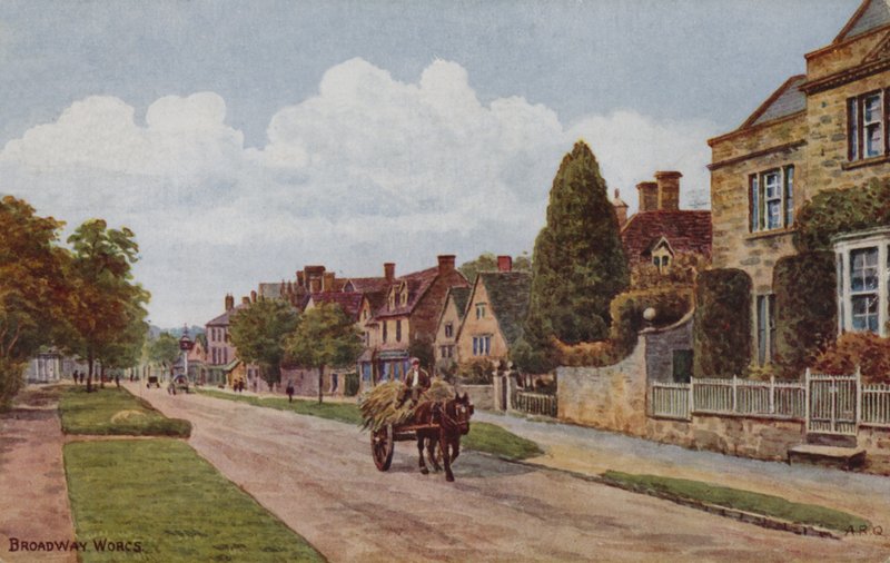 Broadway, Worcestershire door Alfred Robert Quinton