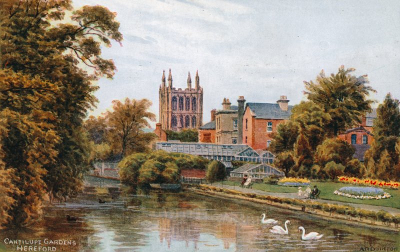 Cantilupe Gardens, Hereford door Alfred Robert Quinton