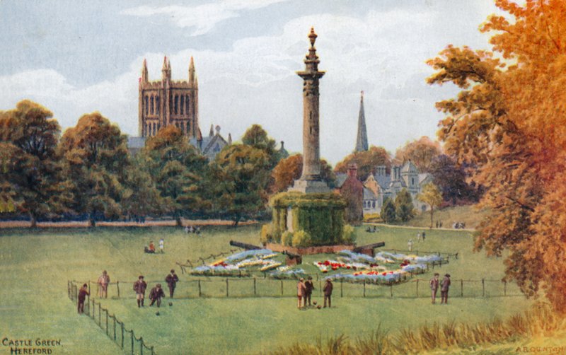 Castle Green, Hereford door Alfred Robert Quinton