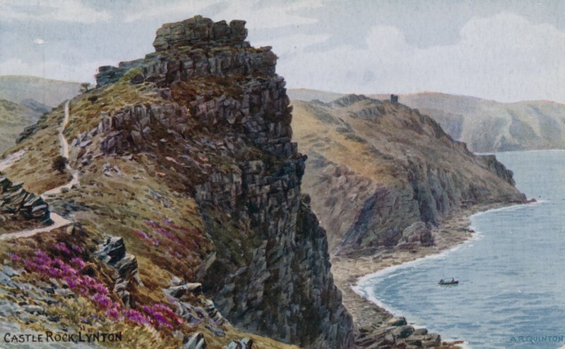 Castle Rock, Lynton door Alfred Robert Quinton