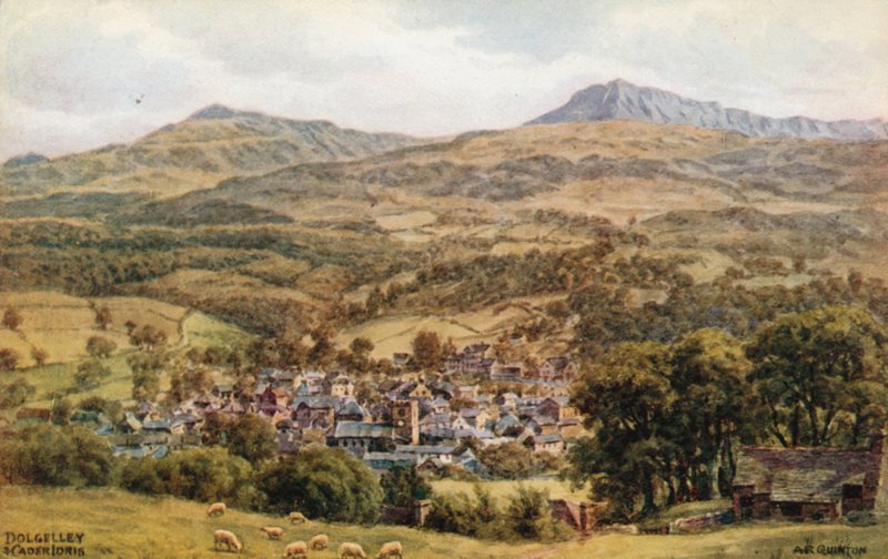 Dolgelley en Cader Idris door Alfred Robert Quinton