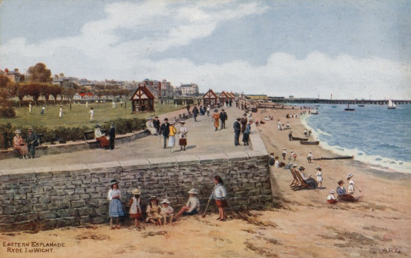 Oostelijke esplanade, Ryde, Isle of Wight door Alfred Robert Quinton