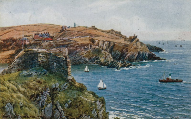 Fowey, St. Catherines Kasteel door Alfred Robert Quinton