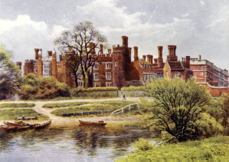 Hampton Court Paleis door Alfred Robert Quinton