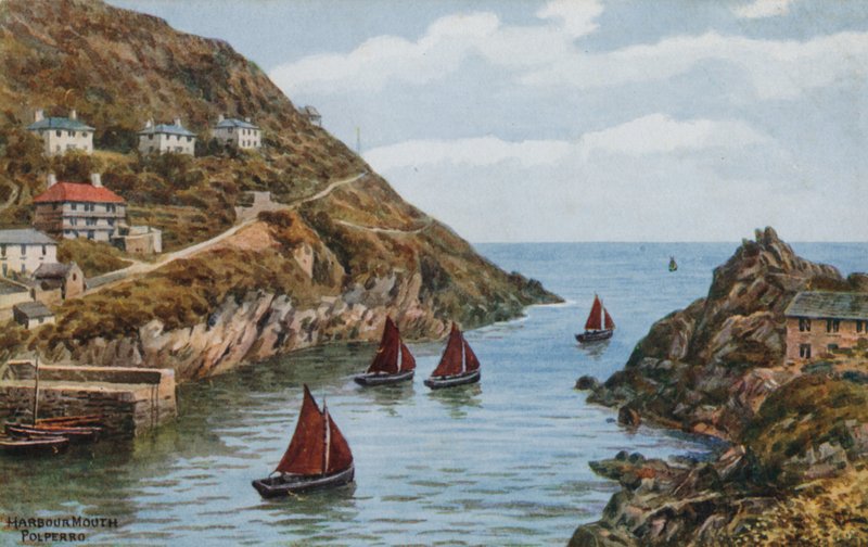 Havenmond, Polperro door Alfred Robert Quinton