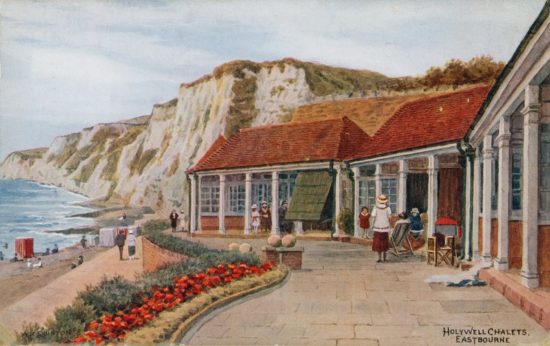 Holywell Chalets, Eastbourne door Alfred Robert Quinton