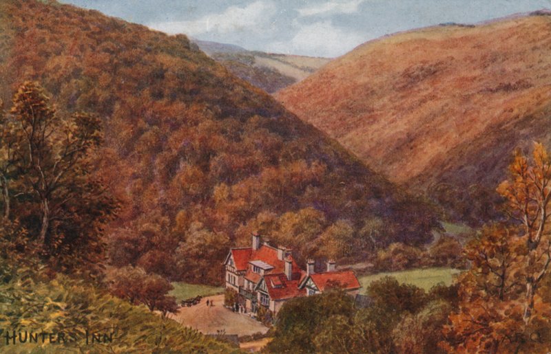 Hunters Inn door Alfred Robert Quinton