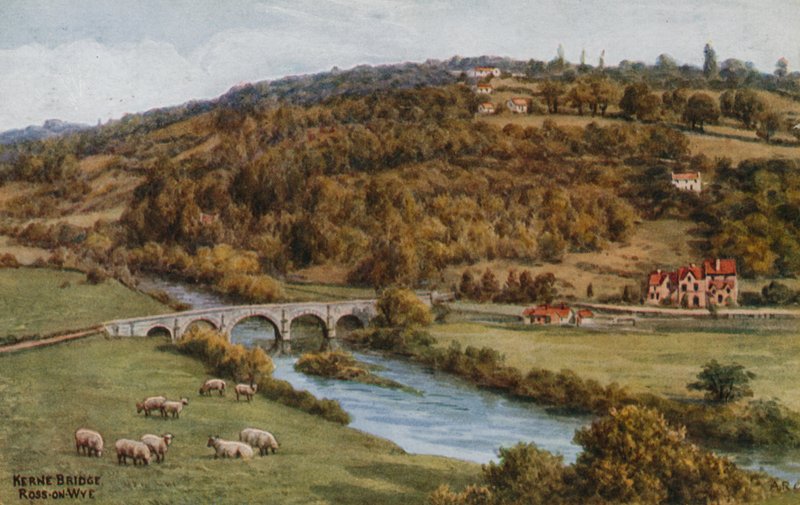 Kerne Bridge, Ross-on-Wye door Alfred Robert Quinton