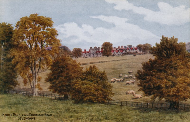 Knole Park, vanaf Tonbridge Road, Sevenoaks door Alfred Robert Quinton