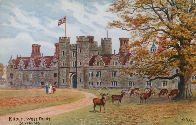 Knole, West Front, Sevenoaks door Alfred Robert Quinton