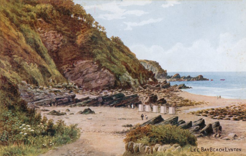 Lee Bay Strand, Lynton door Alfred Robert Quinton