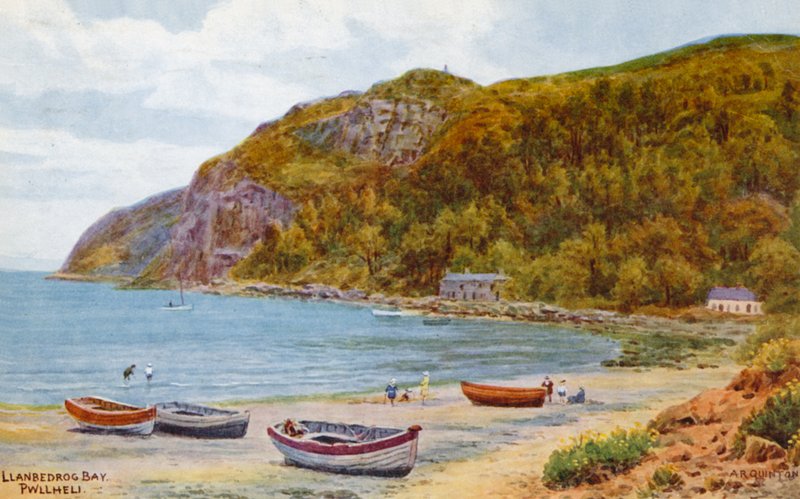 Llanbedrog Bay, Pwllheli door Alfred Robert Quinton