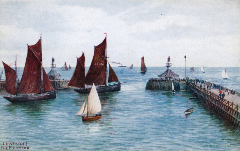 Lowestoft, de pierkop door Alfred Robert Quinton