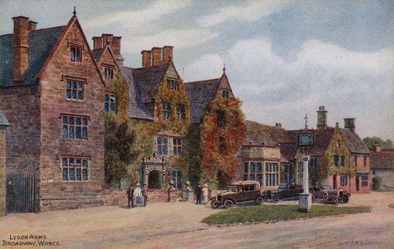 Lygon Arms, Broadway, Worcs door Alfred Robert Quinton