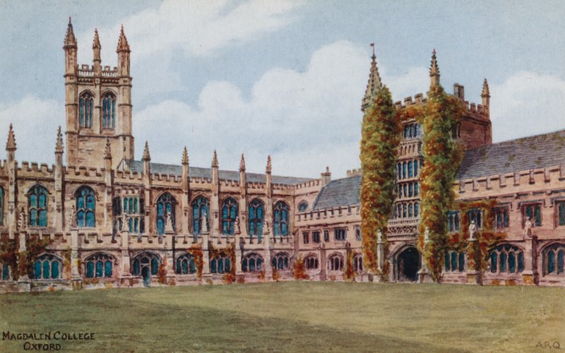 Magdalen College, Oxford door Alfred Robert Quinton